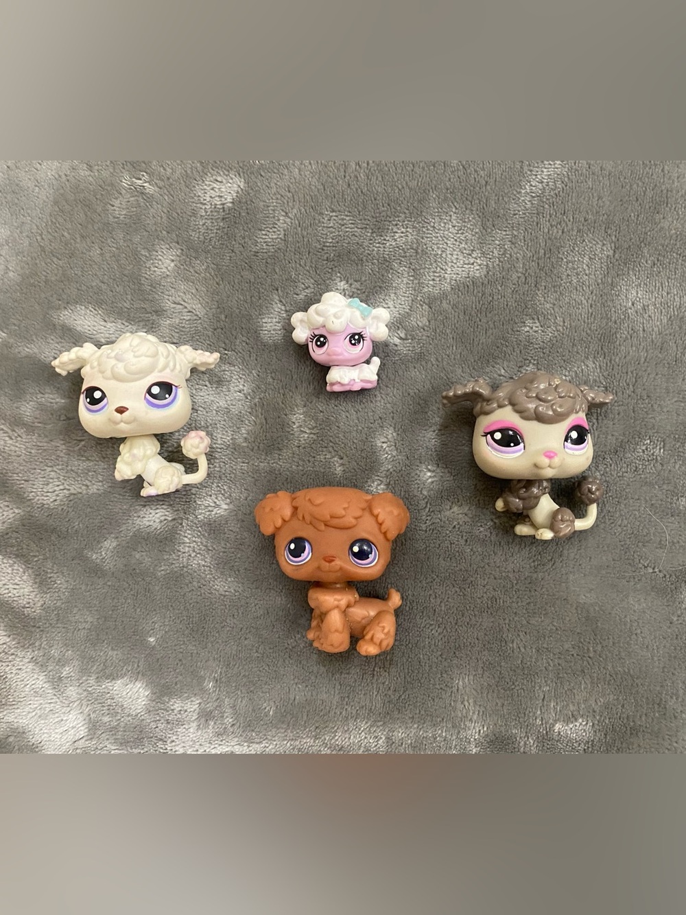 LPS Poodle & Mini Lot (4 total) #101 #3768 #2240 #39